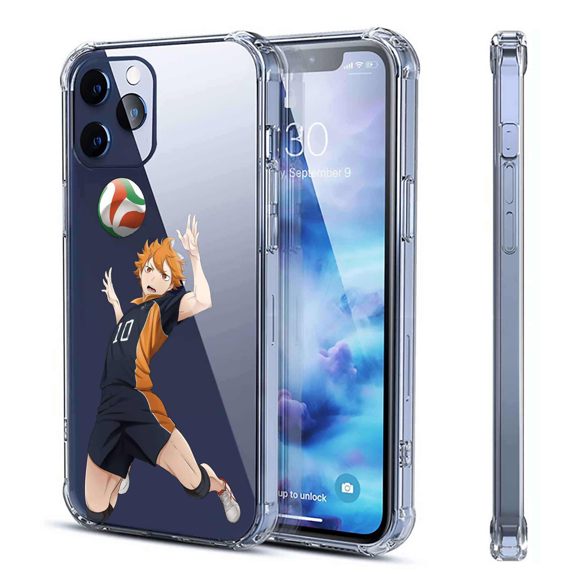 （画像用） ハイキュー!! Haikyu!! 【iPhone 12シリーズ対応】透明スマホケース（クリアソフトケース）